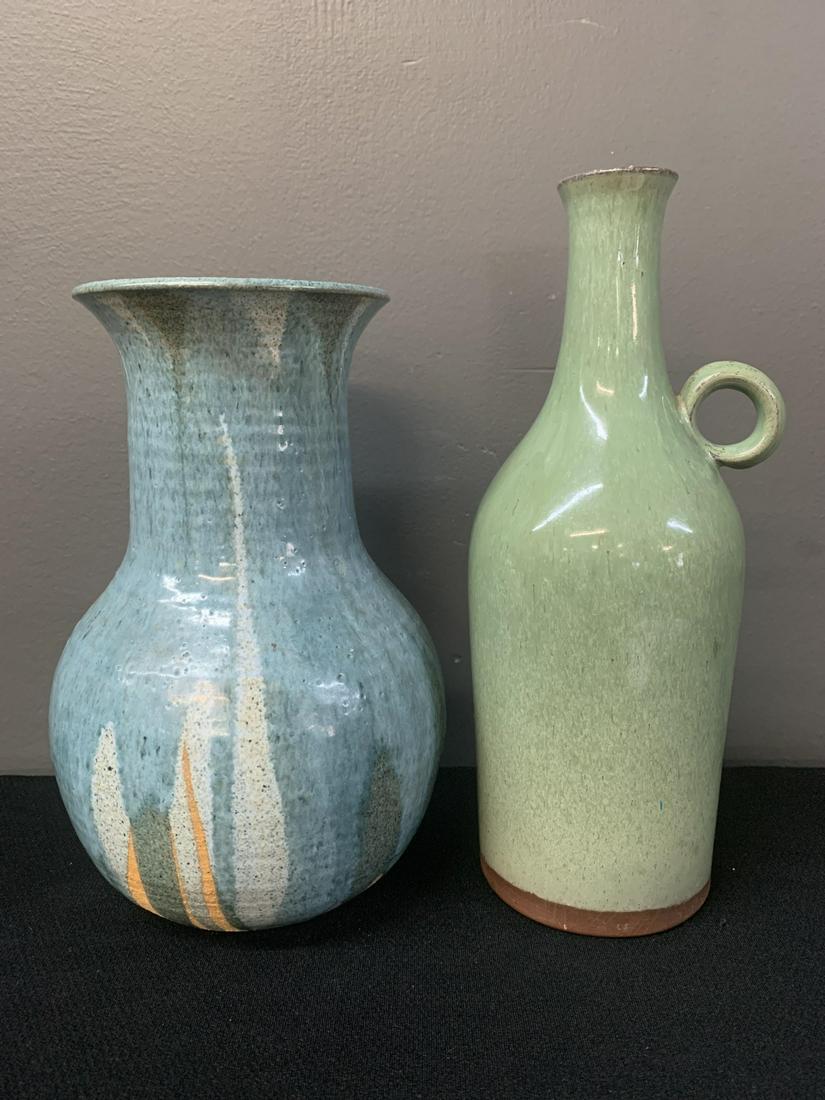 Lot Of Vintage Glazed Art Pottery, Signed (1 of 4)