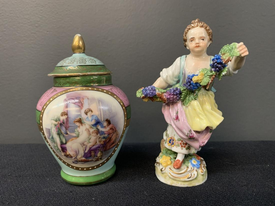Lot Of 2 French Porcelain Pieces (1 of 5)