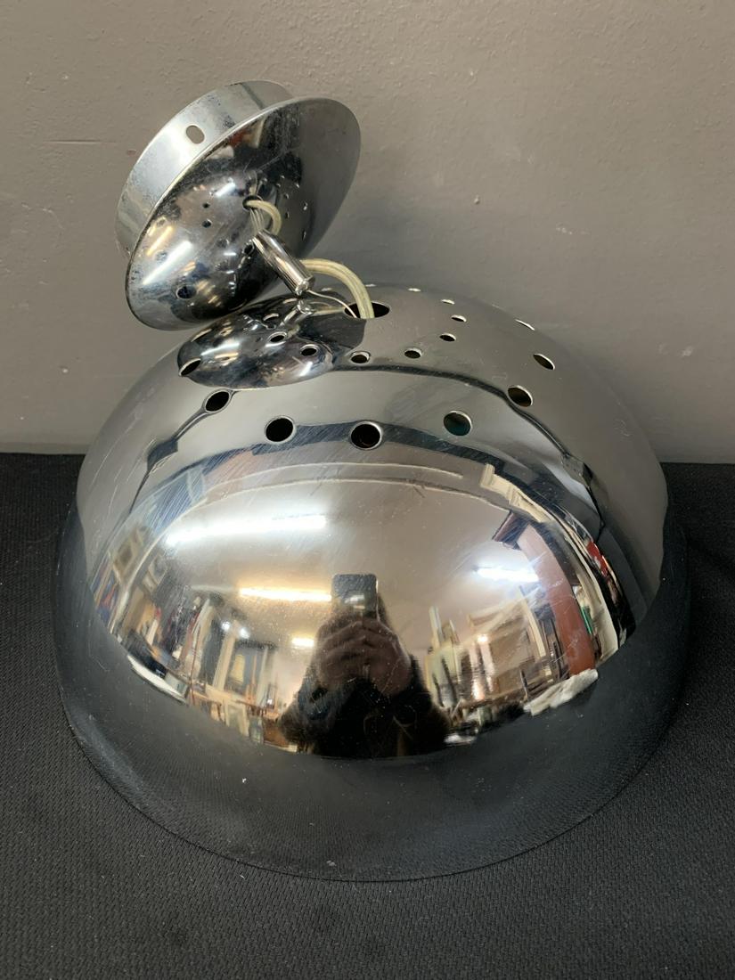 Mcm Vintage Bauhaus Style Chrome Hanging Fixture (1 of 4)