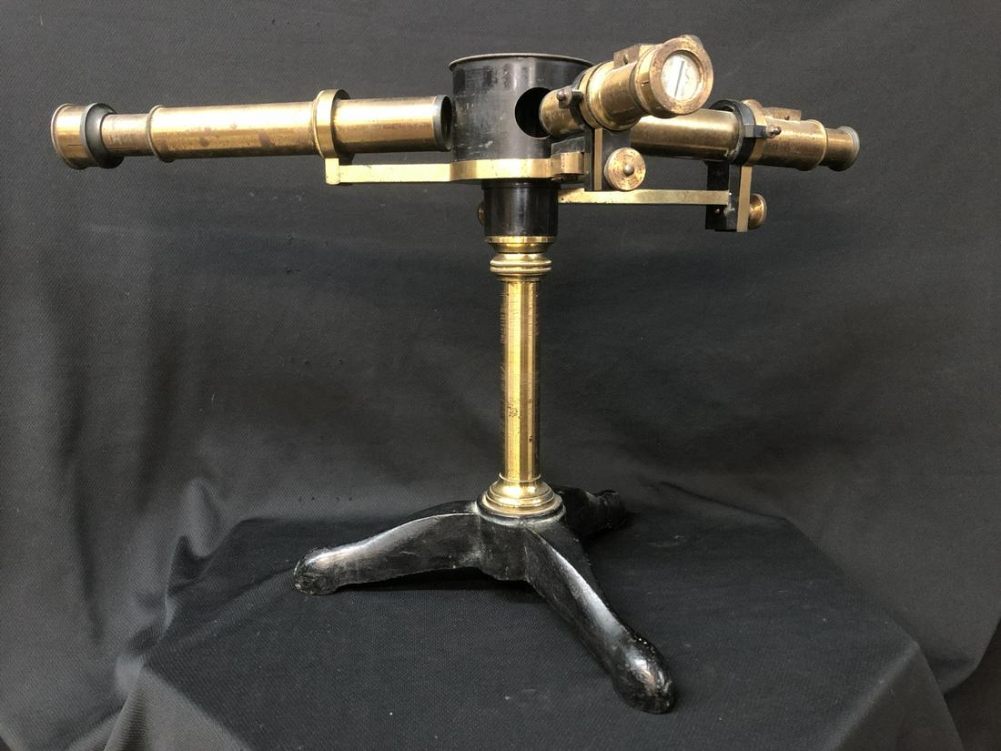 19th C. Brass And Cast Iron Spectroscope, France (1 of 4)