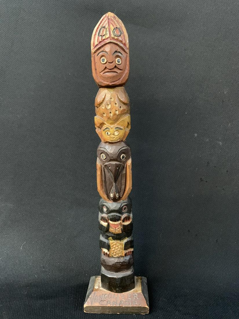 Vintage Tourism Kicksetti Totem Pole Pacific N.w. (1 of 8)