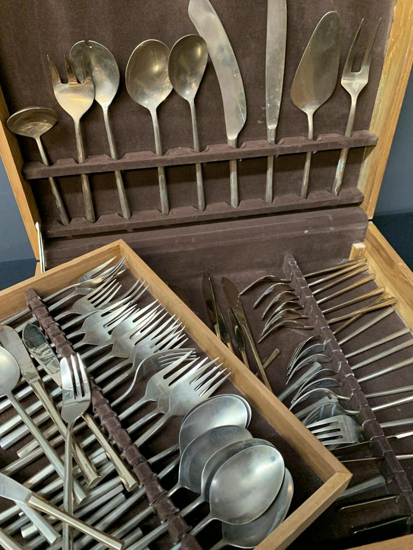 Mcm Jean Claude Brass Thailand Cutlery Set: Mcm Jean Claude Brass Thailand Cutlery Set, 80 Pcs In Box.