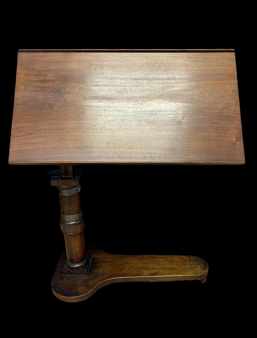 Edwardian Invalid Bedside Mahogany Reading Table (1 of 5)