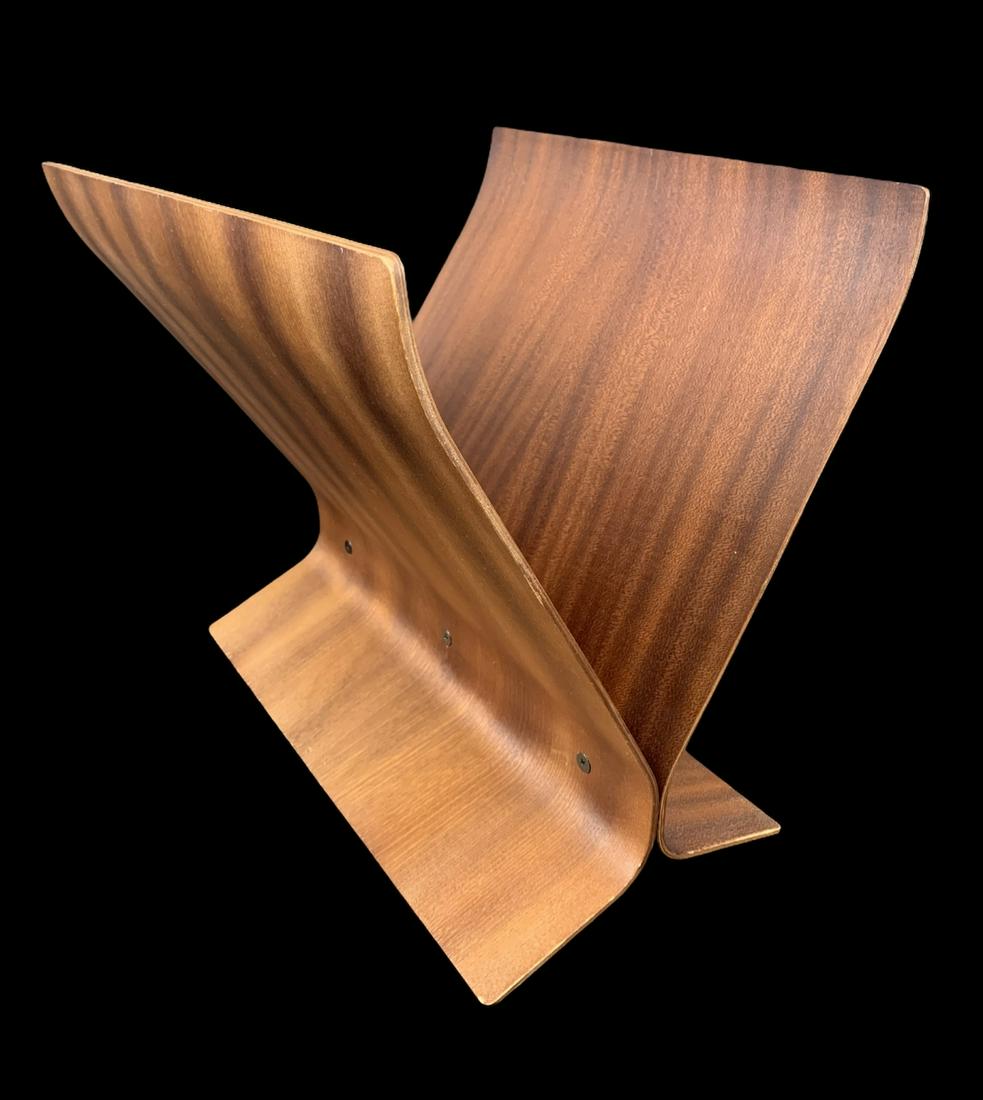 Mcm Paul Rowan Umbra Bentwood Magazine Rack (1 of 3)