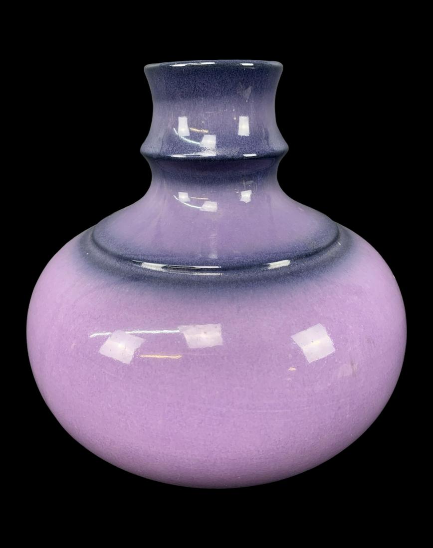 Jasba Mcm Gourd Shape Purple/blue Ceramic Vase (1 of 4)