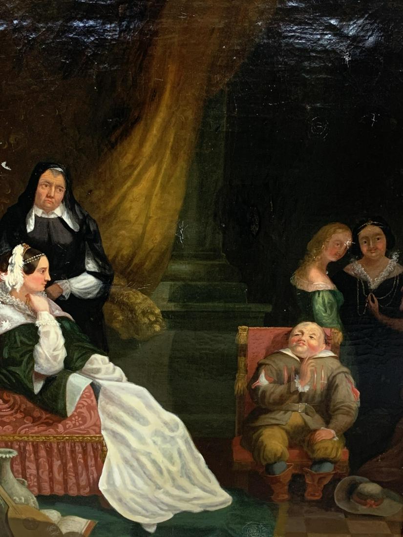 19th C American Oil On Canvas, The Court Jester (1 of 12)