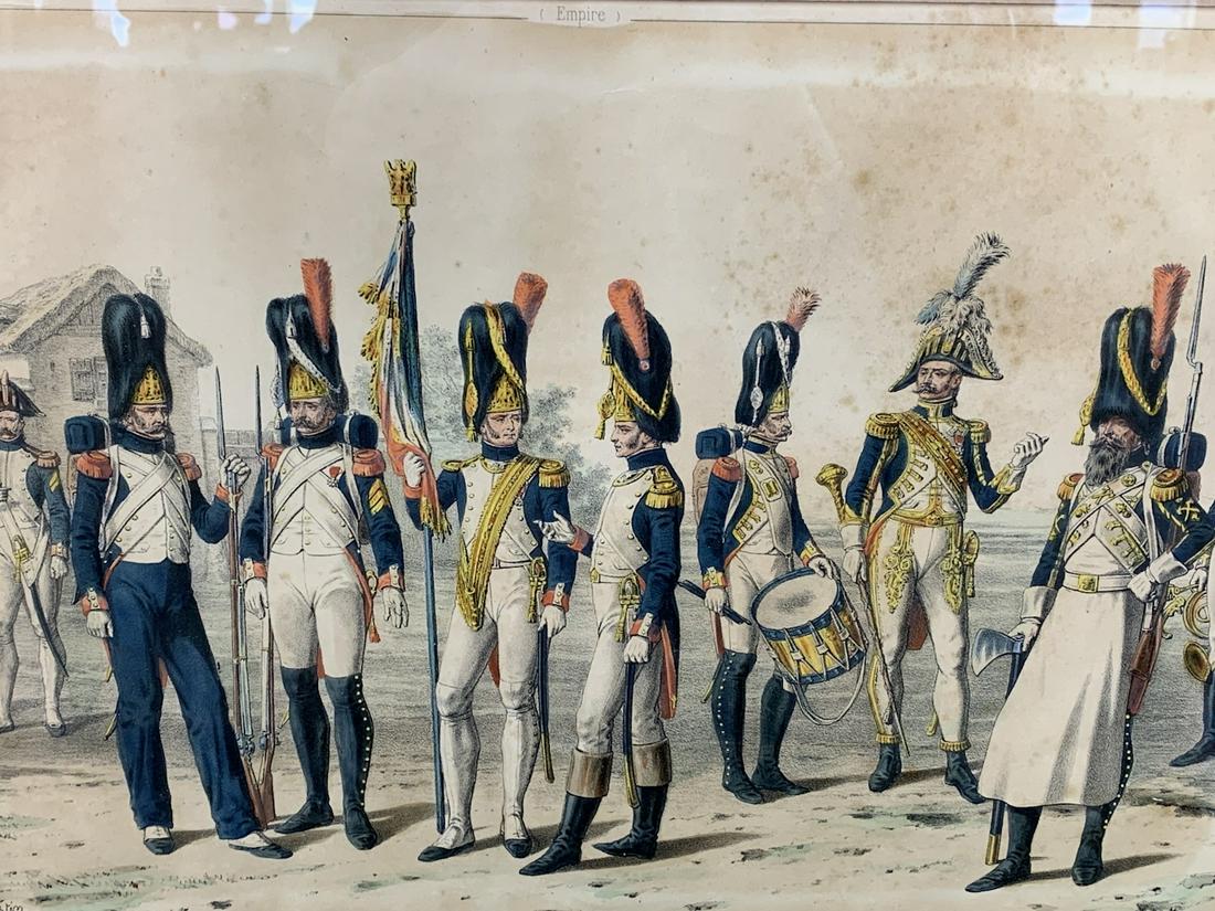 Colored Print, French Imperial Guard Costumes (1 of 7)