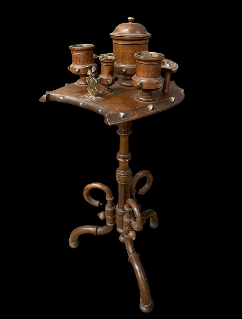 19th C Bentwood Arts And Crafts Smoking Stand (1 of 5)