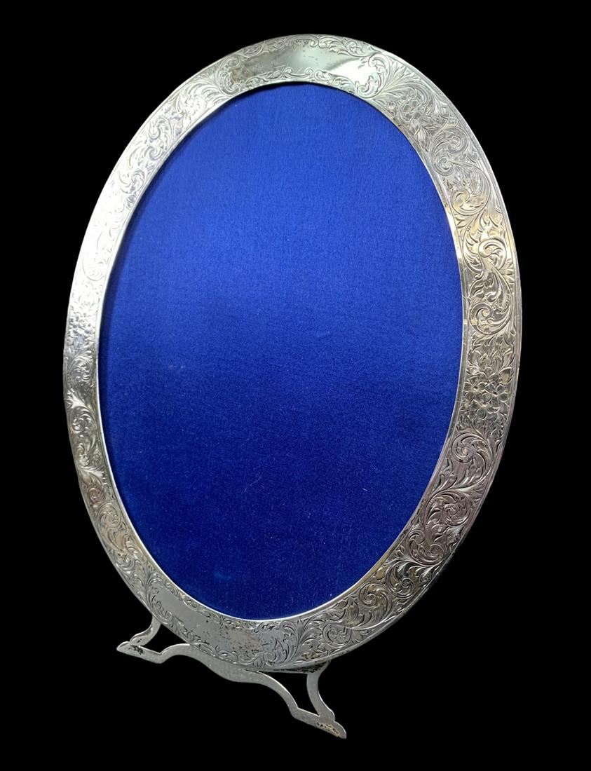 Antique Birks Sterling Oval Picture Frame (1 of 5)