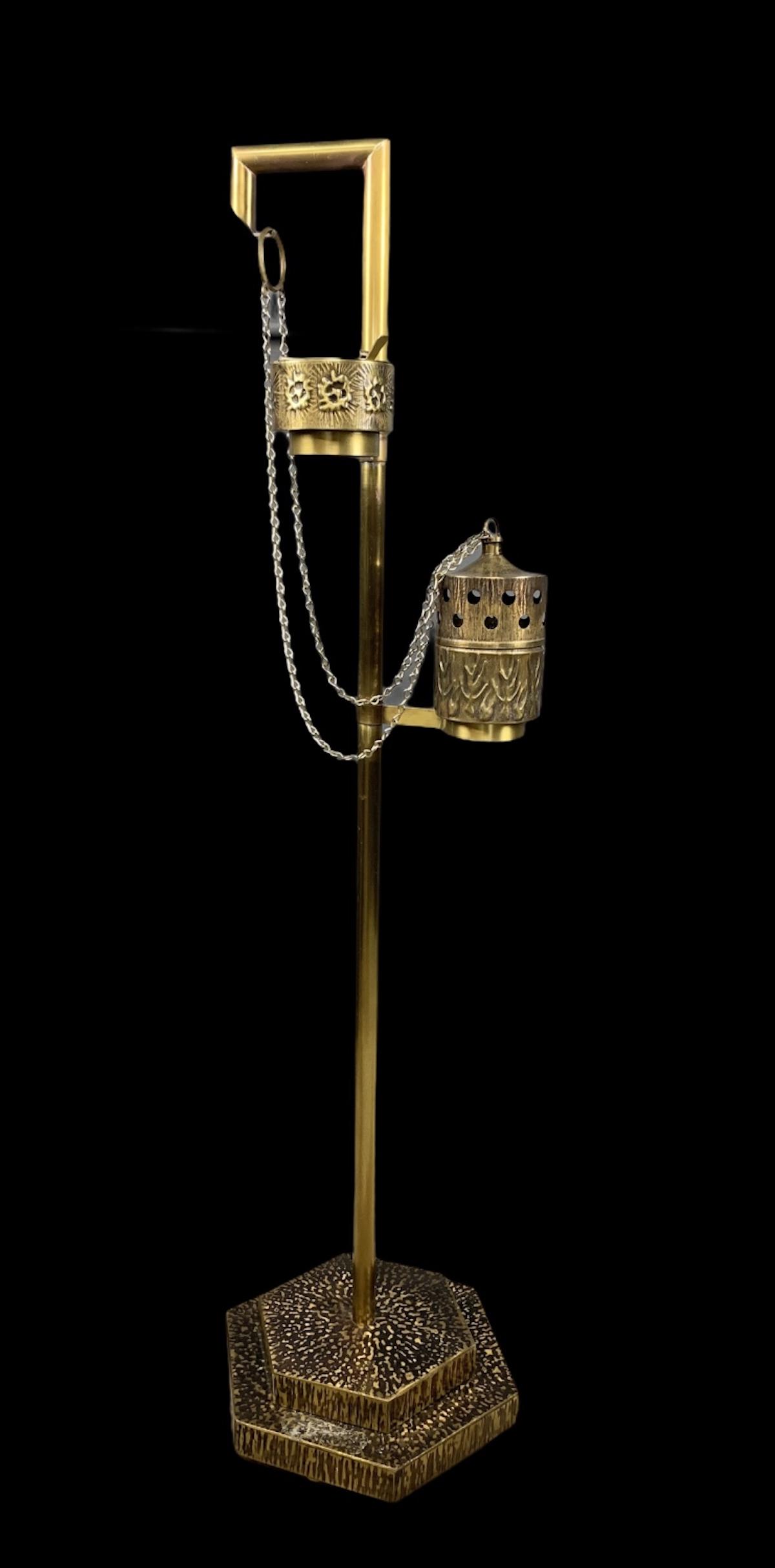 Brutalist Brass Thurible Censer (1 of 6)