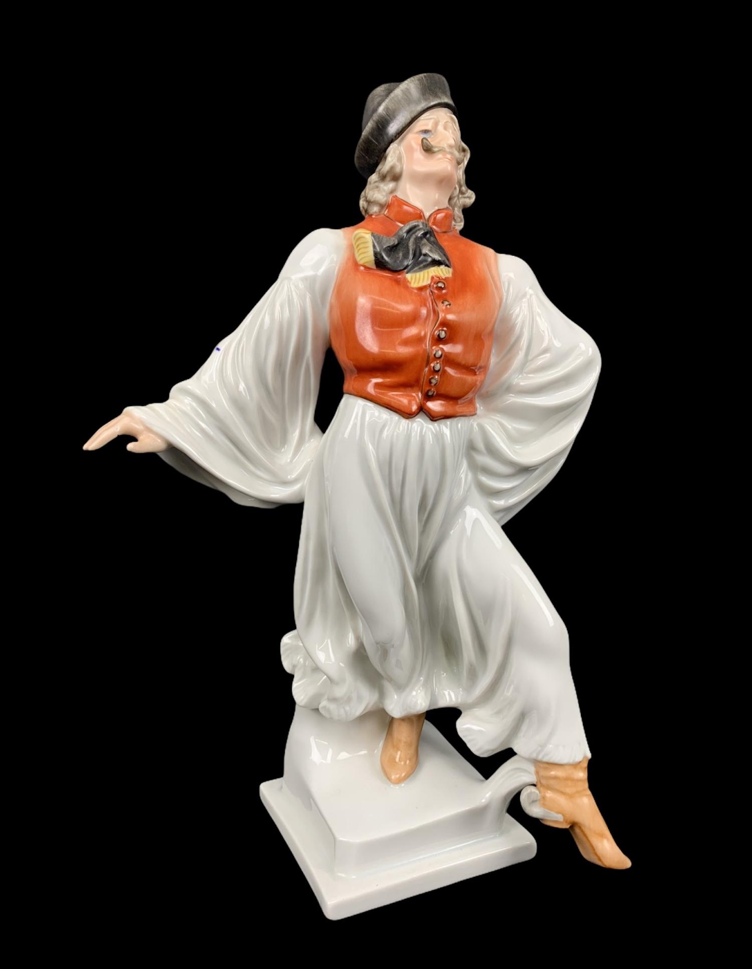 Herend Hungary Porcelain Dancing Peasant Man (1 of 5)