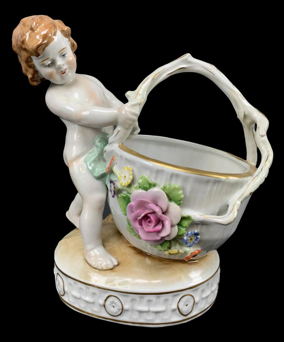 Von Schierholz German Porcelain Cherub Bowl (1 of 6)