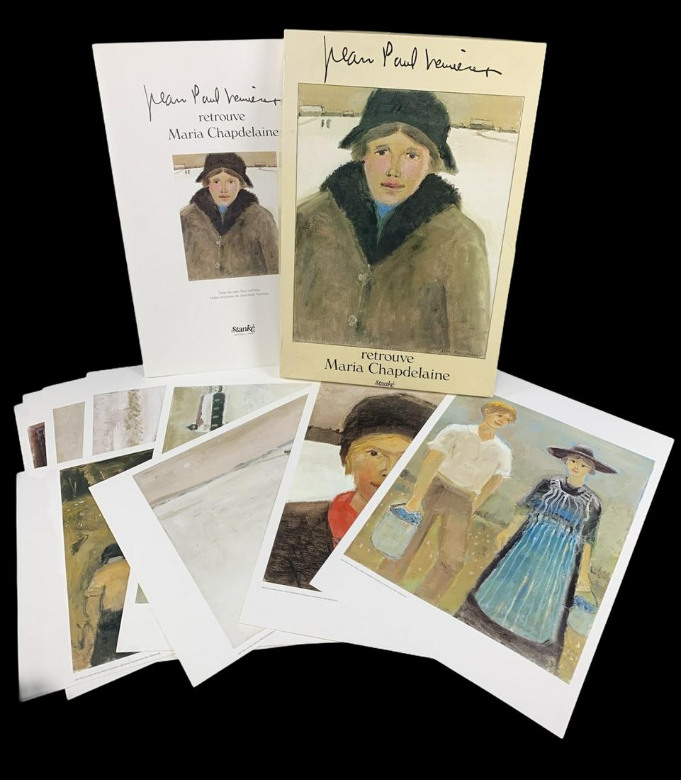 1981 Jean-paul Lemieux Maria Chapdelaine Art Folio (1 of 9)