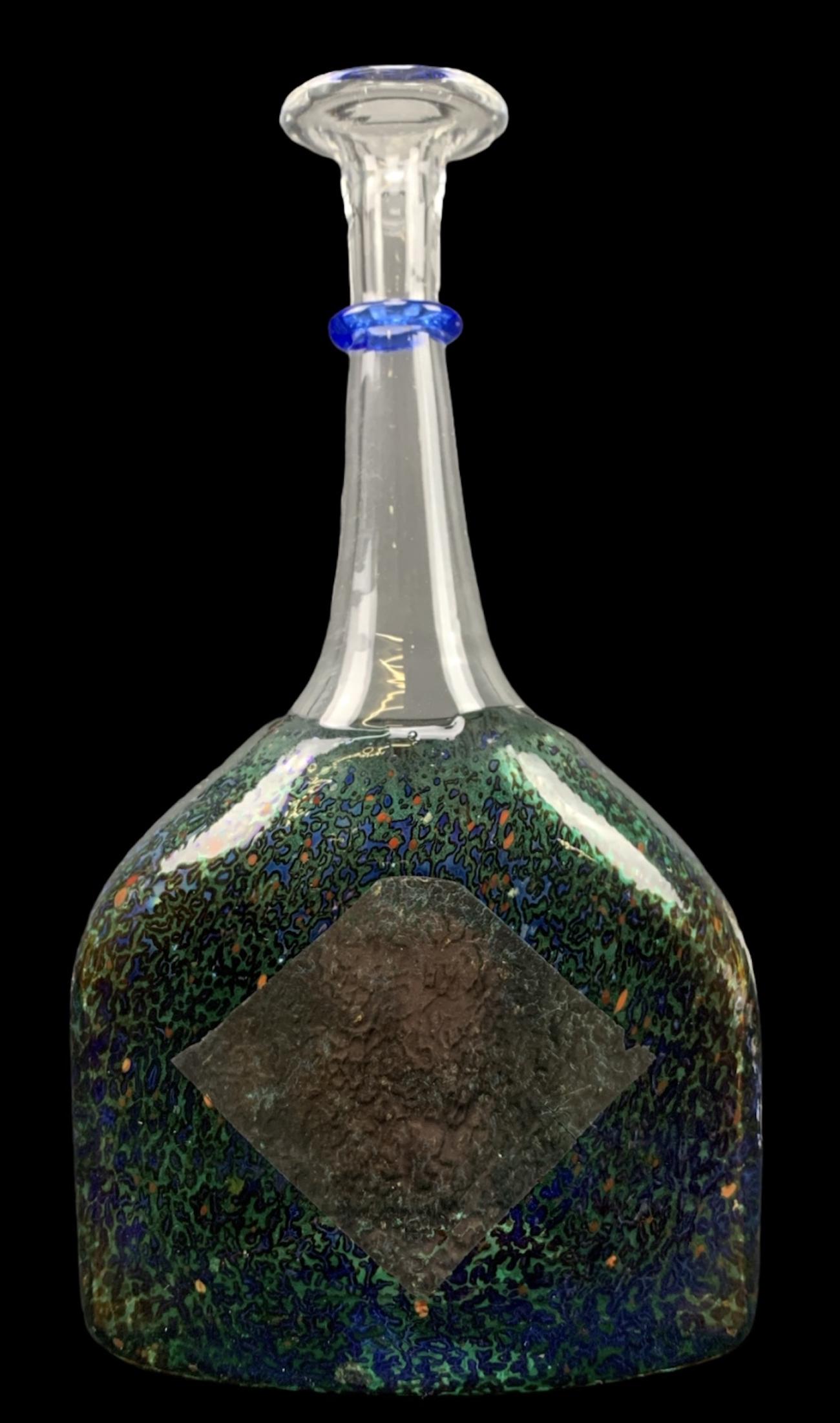 Kosta Boda B. Vallien Art Glass Vase: Kosta Boda B. Vallien Art Glass Vase, 89251. 7 Inches High.