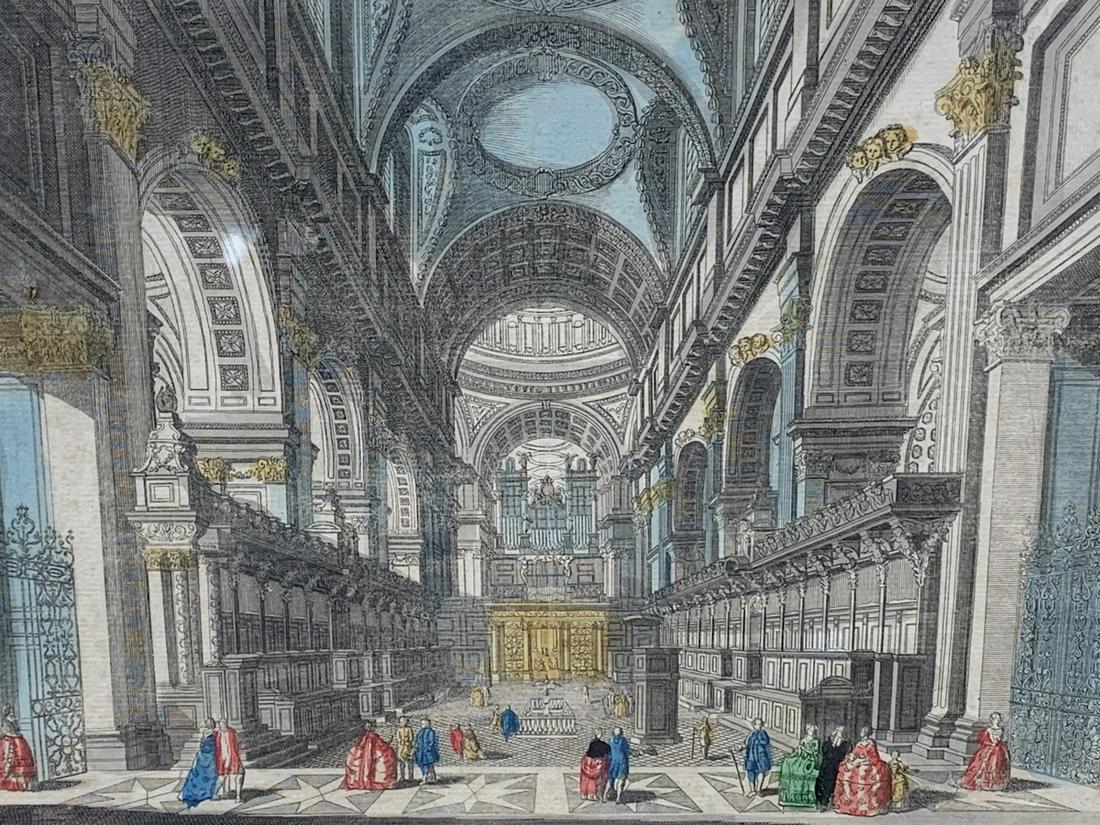 18th C. Le Choeur De La Cathedral Engraving (1 of 6)