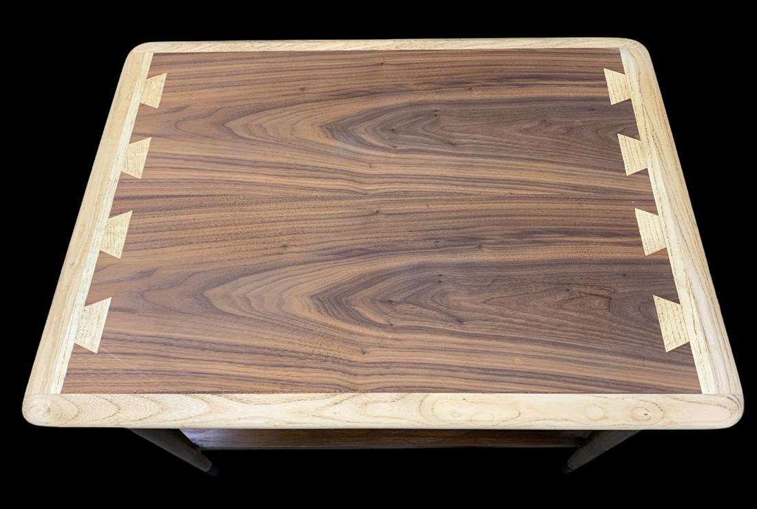 Walnut Dovetail End Table By Andre Bus For Lane (1 of 6)