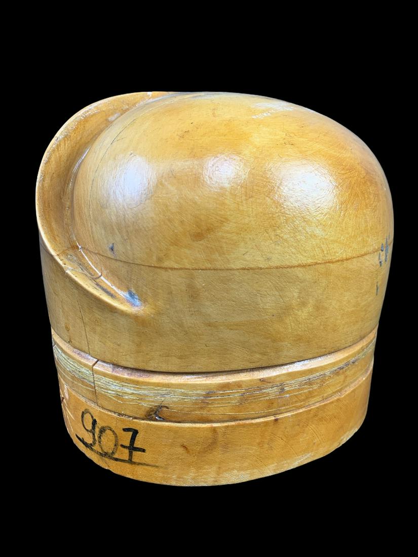 Vintage Millinery Forme Paris Wood Hat Block Mold (1 of 6)
