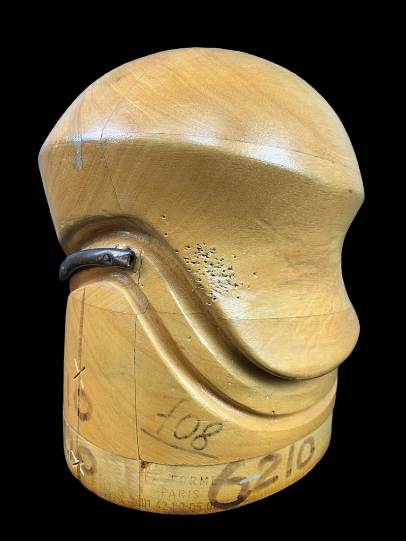 Vintage Millinery Forme Paris Wood Hat Block Mold (1 of 5)