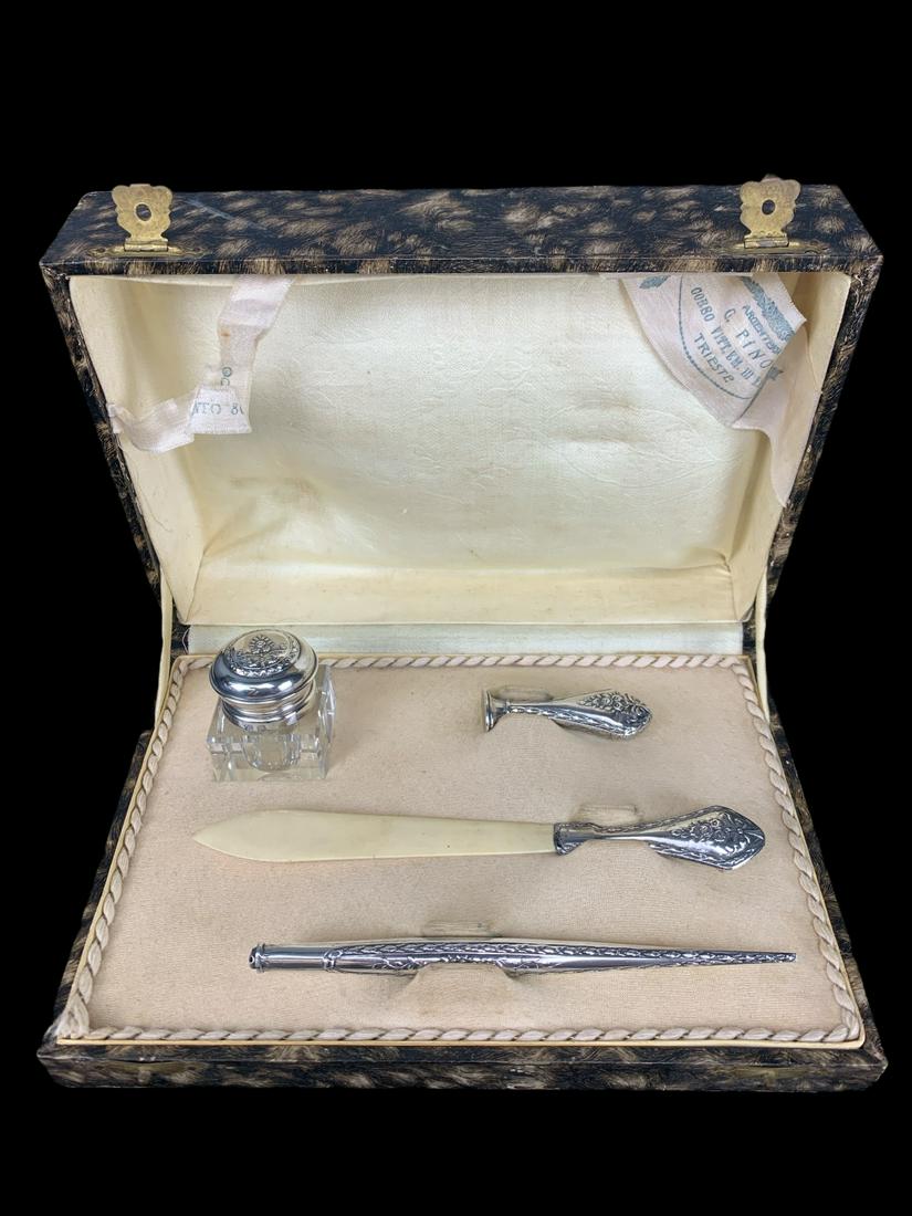 Antique European 800 Silver Desk Set (1 of 6)