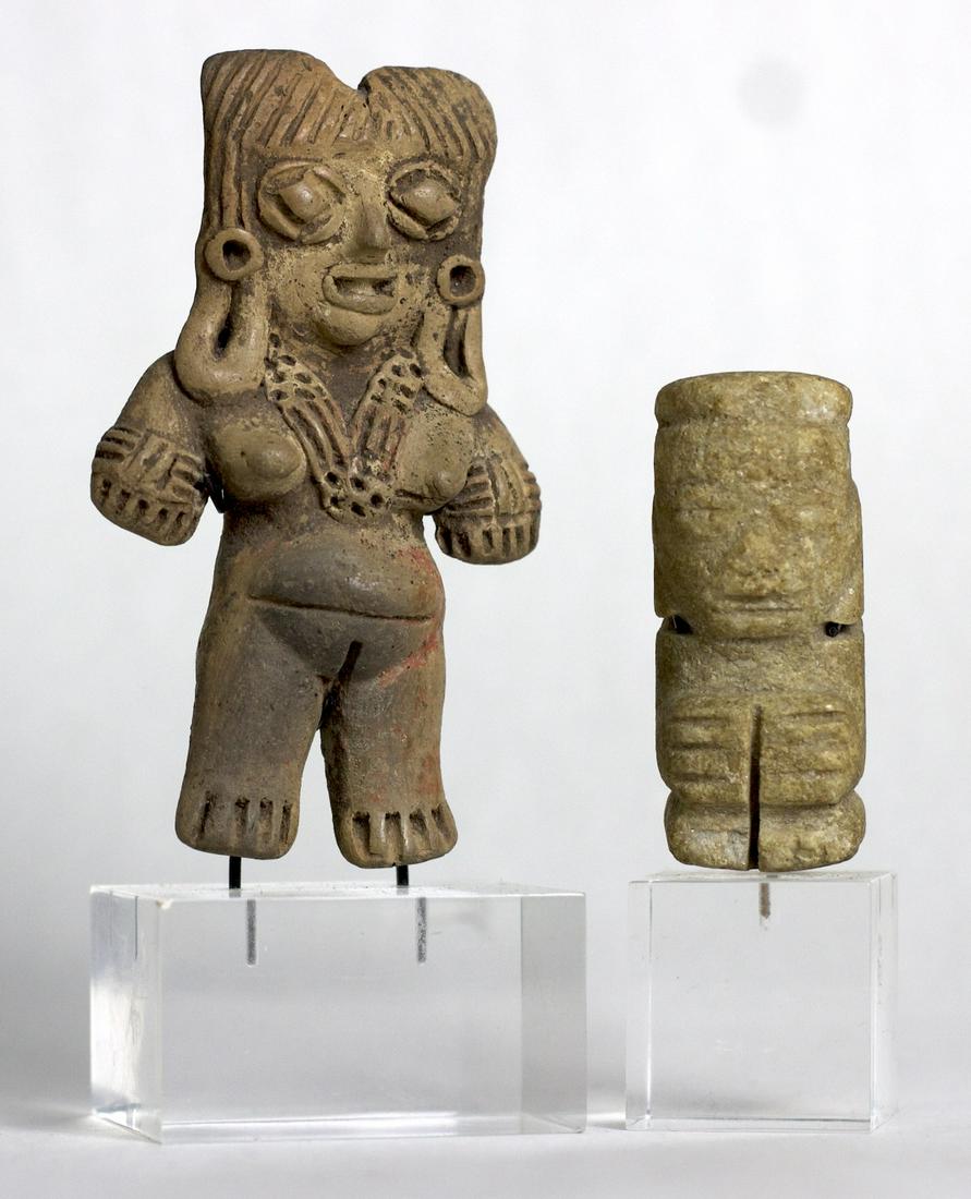 Lot Of 2 Pre-columbian Cabinet Specimens (1 of 6)