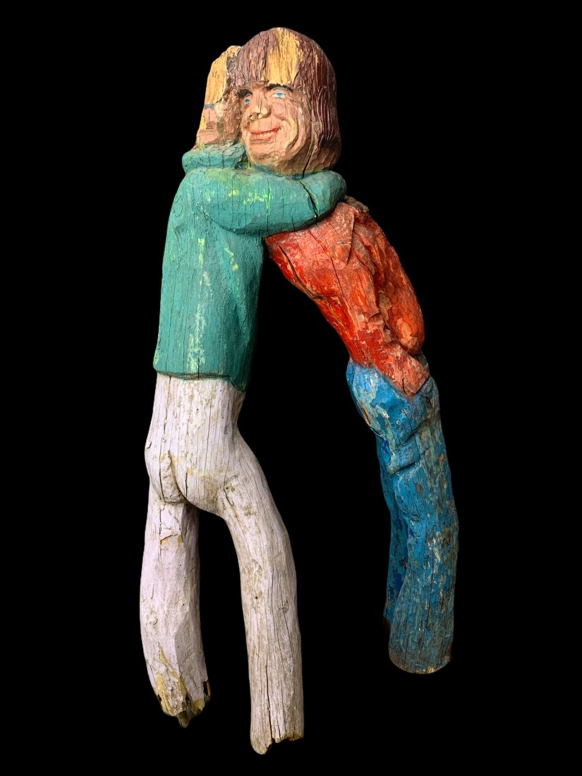 Large Folk Art Tree Carving (1 of 6)