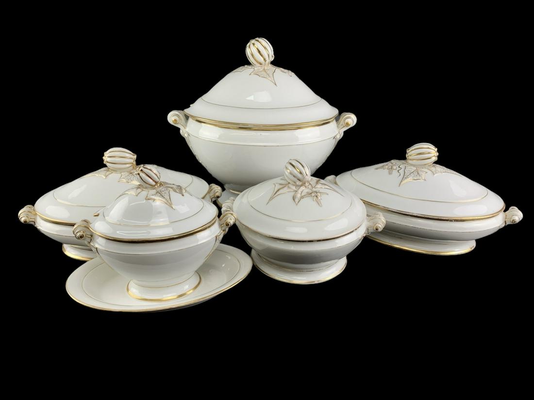 C. 1850 Limoges Haviland 10 Pcs Tureen Set (1 of 7)