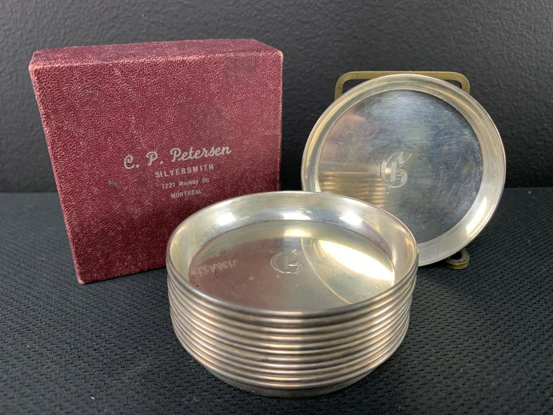 12 Silver Coasters, Carl Poul Petersen (1 of 3)