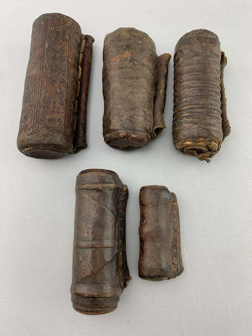 Lot Of 5 Ethiopian Prayer Scrolls (1 of 8)