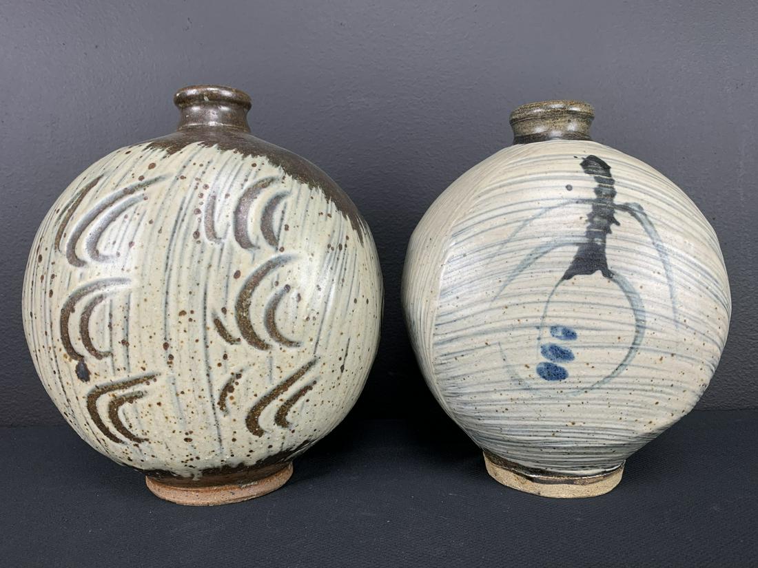 Lot Of Modernist Japanese Art Pottery Vases (1 of 7)