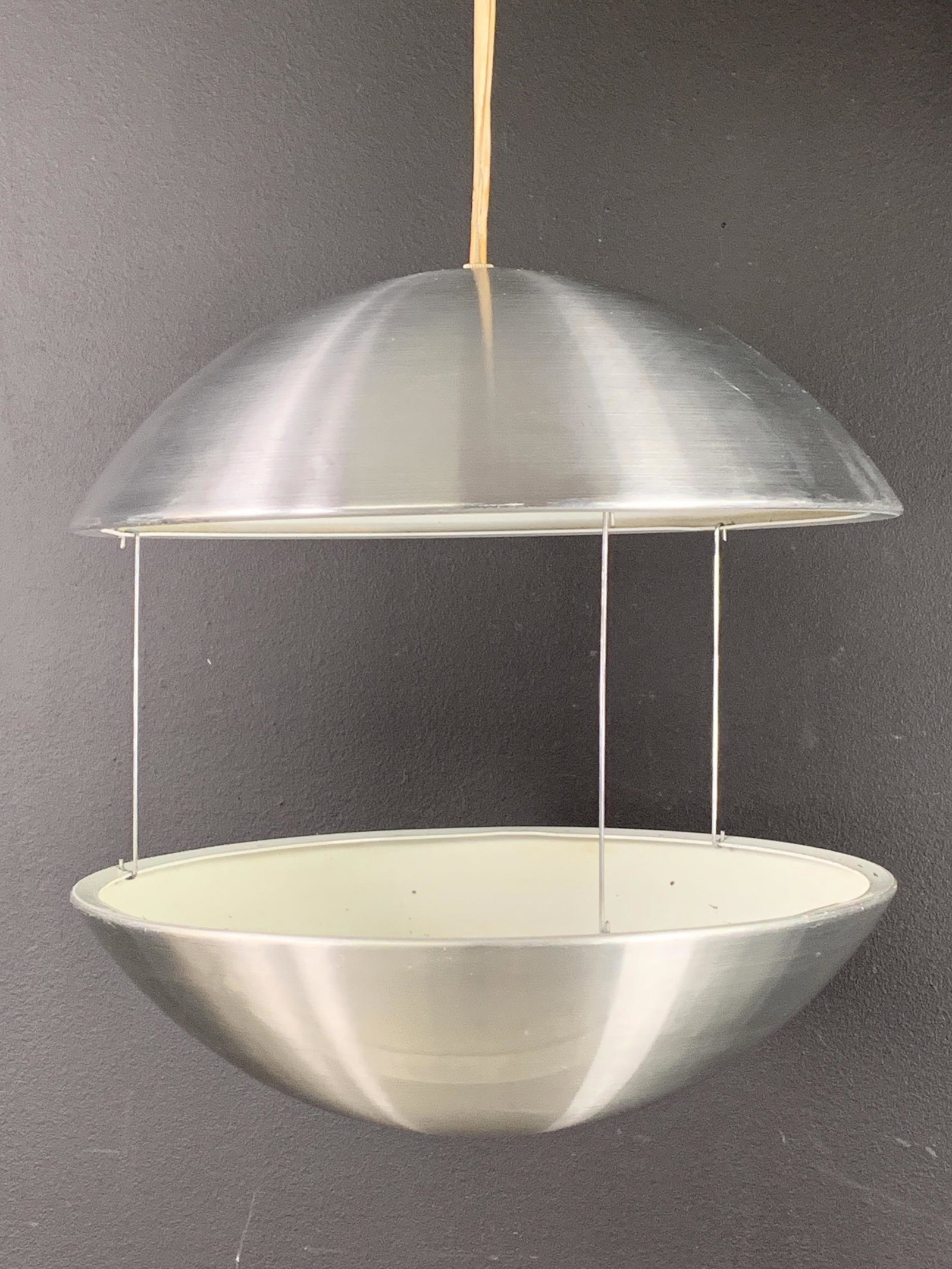 1960s Mcm Poul Cadovius Lyskaer Denmark Light: 1960s Mid Century Poul Cadovius Lyskaer Denmark Light Planter. 13.5" D X 14" H.