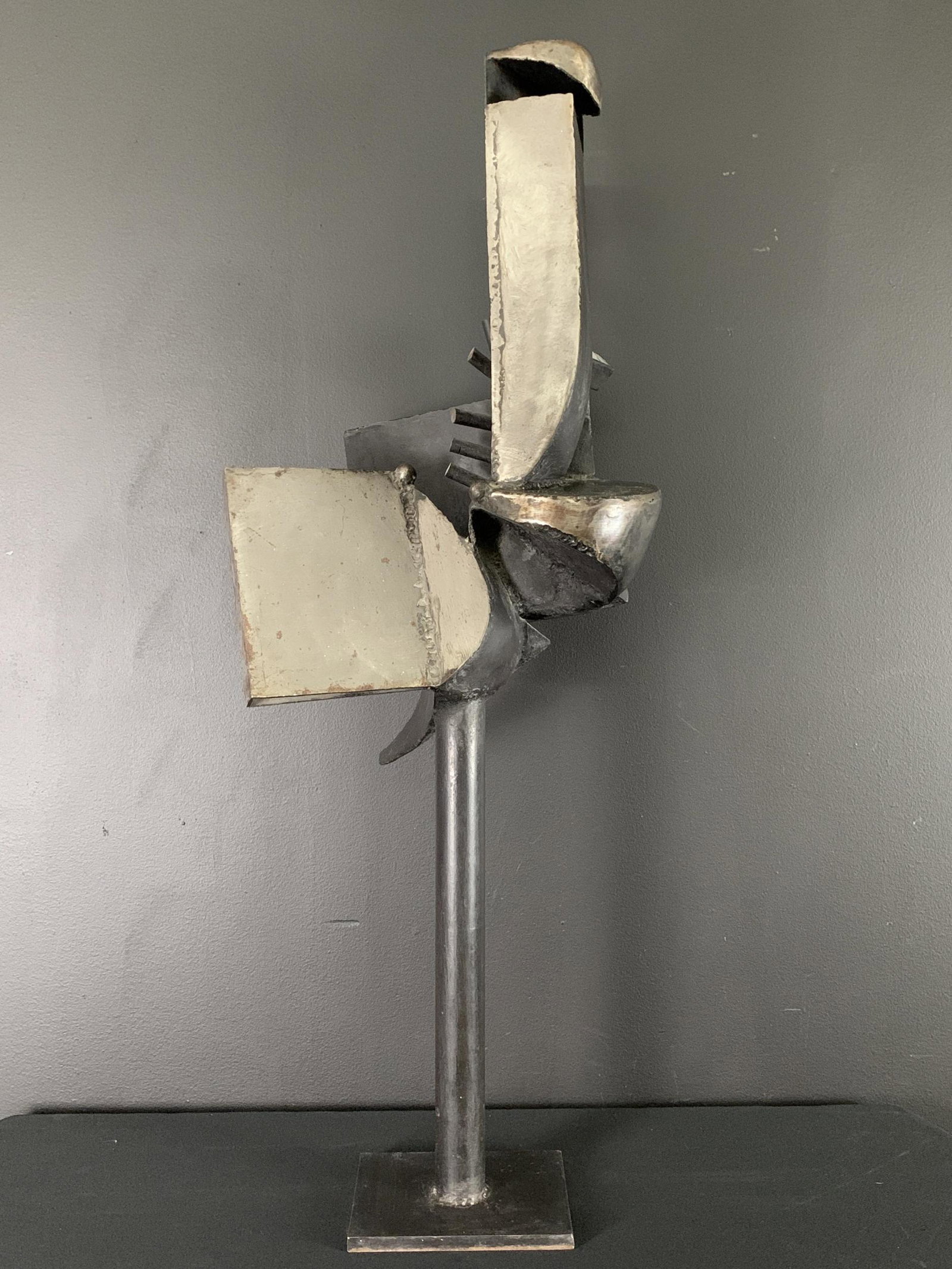 John Ivor Smith, Steel Modernist Abstract Flower (1 of 7)