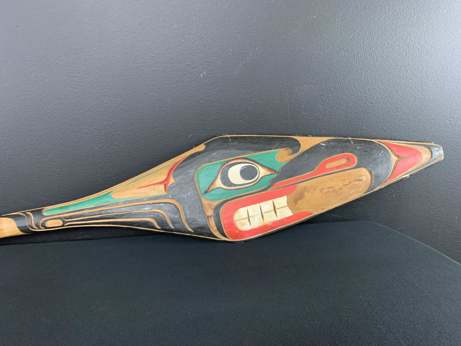Ceremonial Northwest Coast, Haida Style Oar (1 of 7)