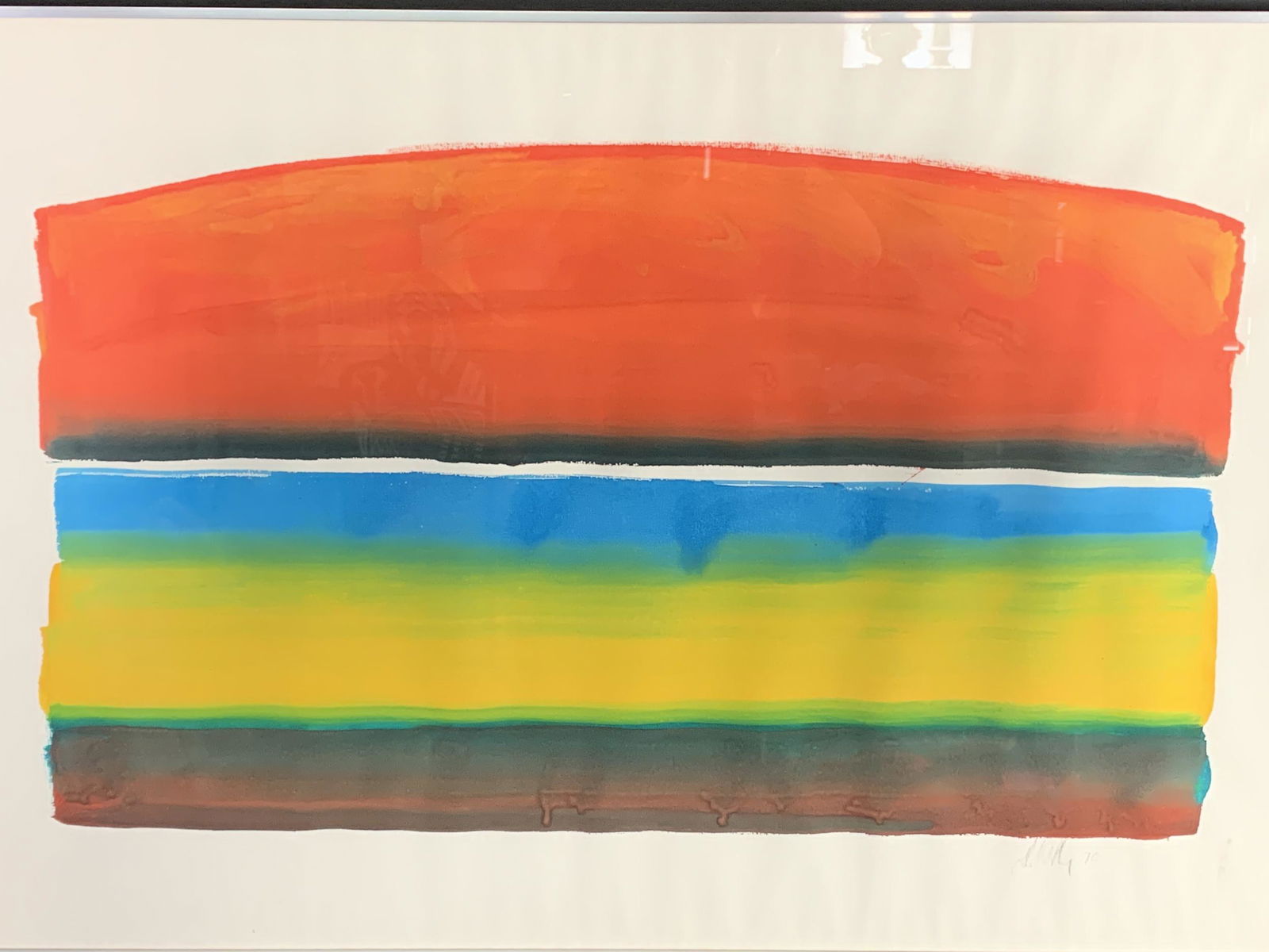 Hugh Leroy, Mixed Media On Paper, Abstract. (1 of 5)