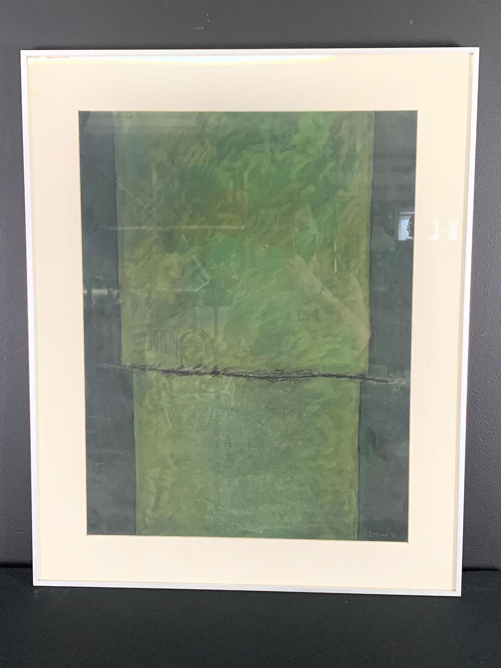 Signed Morin, Mixed Media On Paper, Abstract (1 of 4)