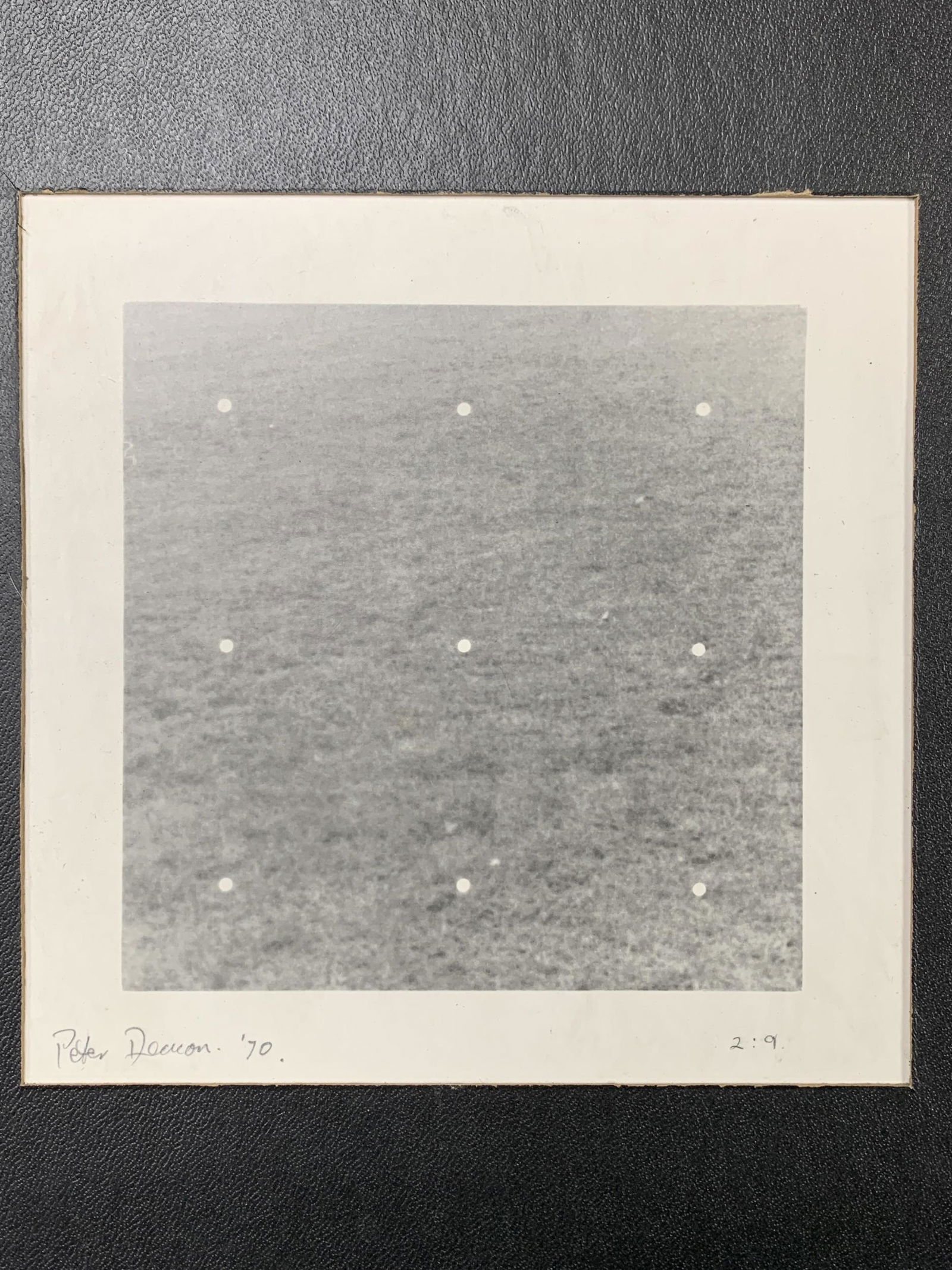 Peter Deacon, Photograph, 2 : 9, 1970 (1 of 5)