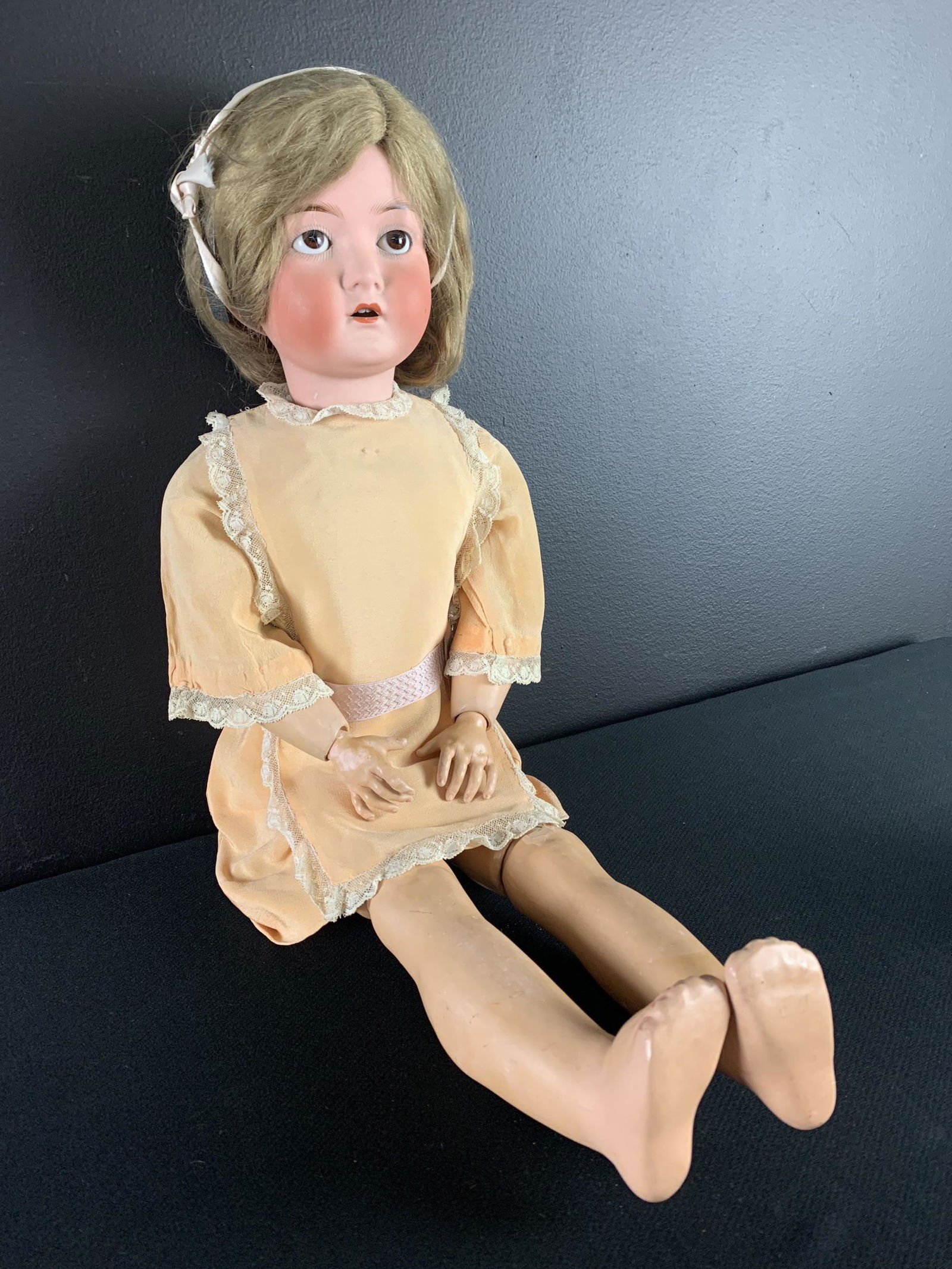 Large Cuno & Otto Dressel German Bisque Doll (1 of 9)