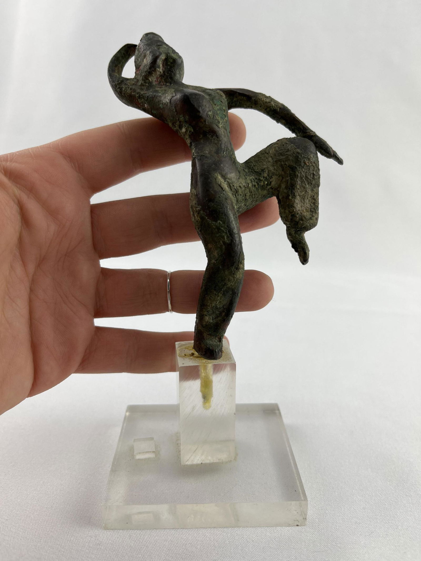 Antique Chinese Bronze Figural Sculpture Dancer (1 of 7)