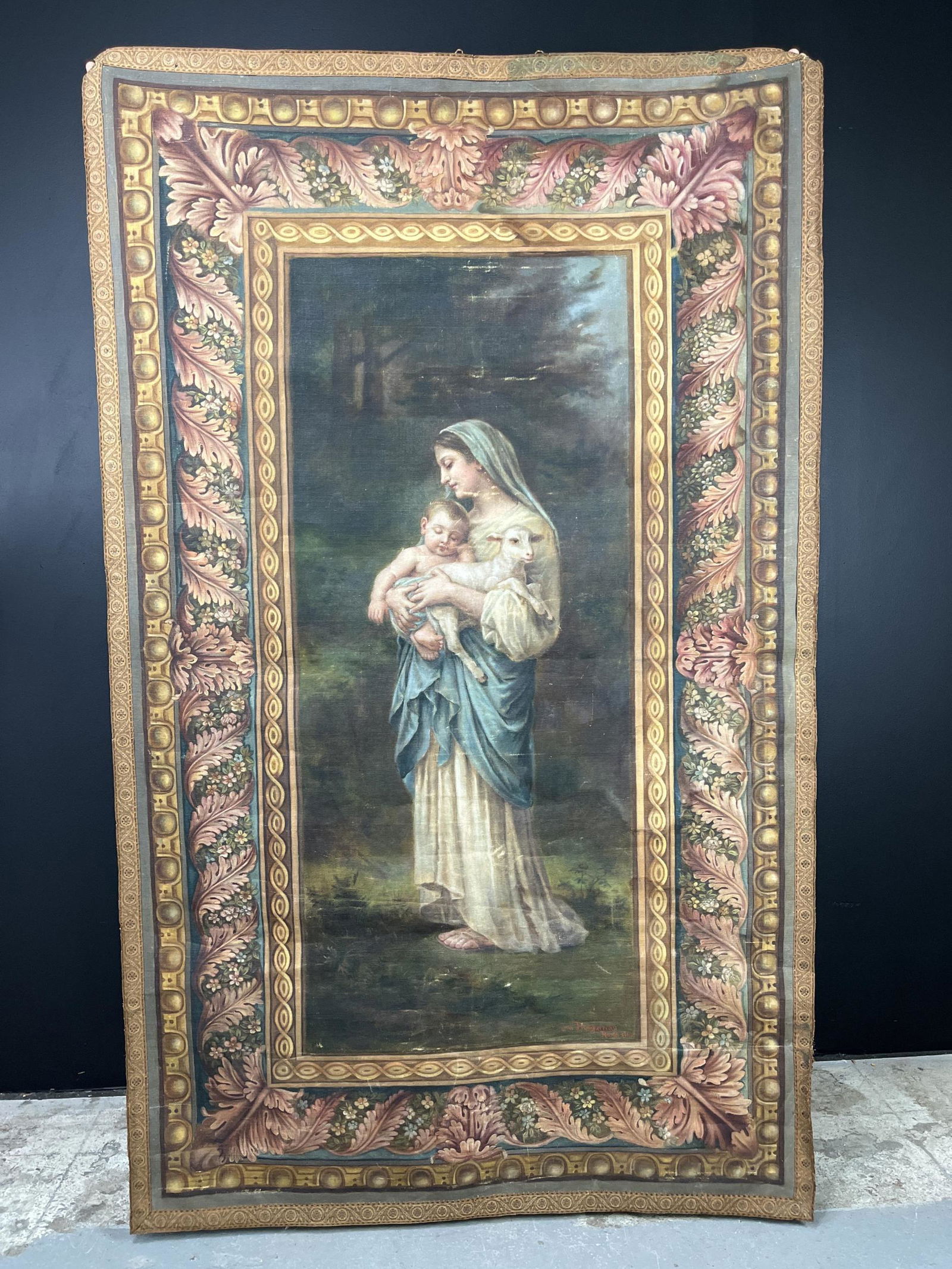 Italian Painted Tapestry William-Adolphe Bouguereau (1 of 10)