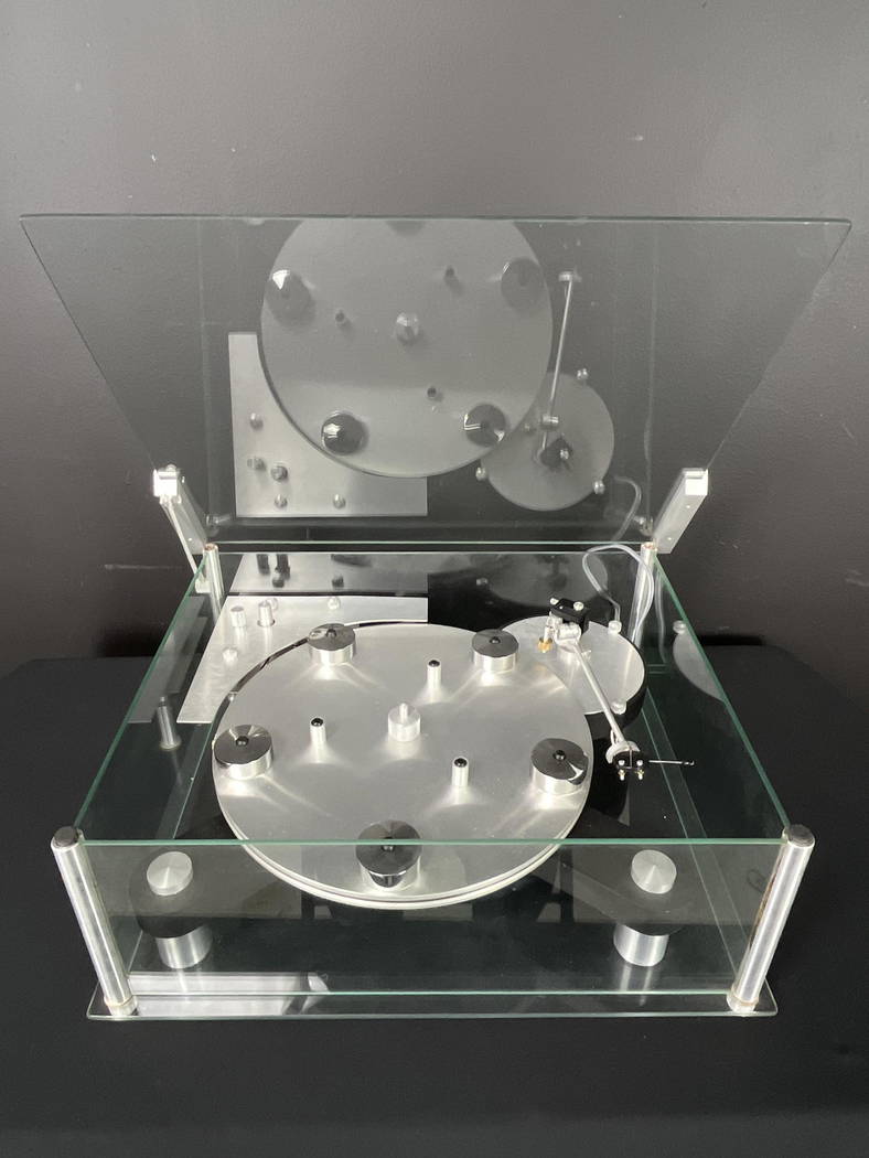 Rare 1970s Transcriptors Skeleton Turntable