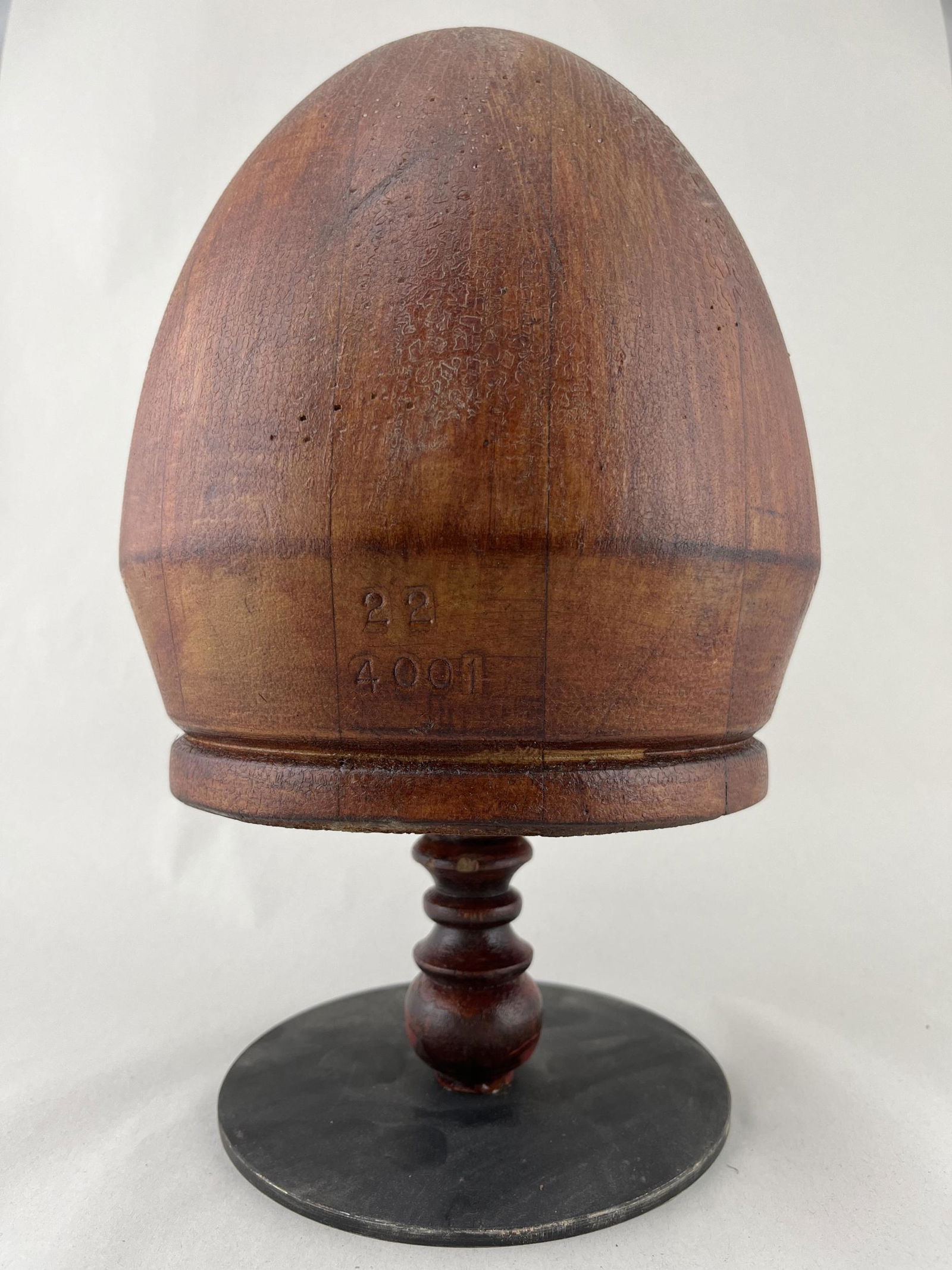 Antique Wood Millinery Haberdashery Hat Mold Form (1 of 6)