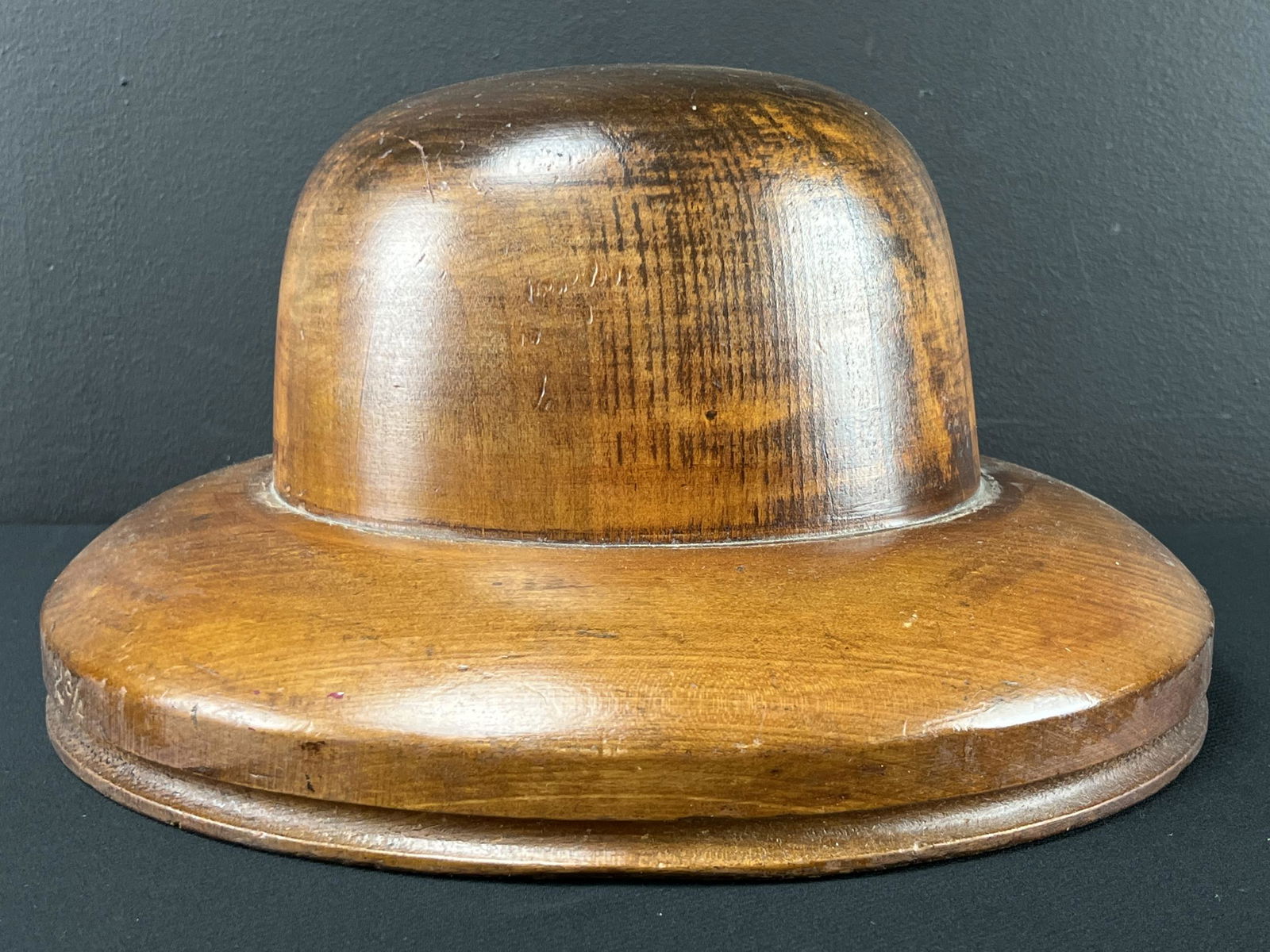 Antique Wood Millinery Haberdashery Hat Mold Form (1 of 4)