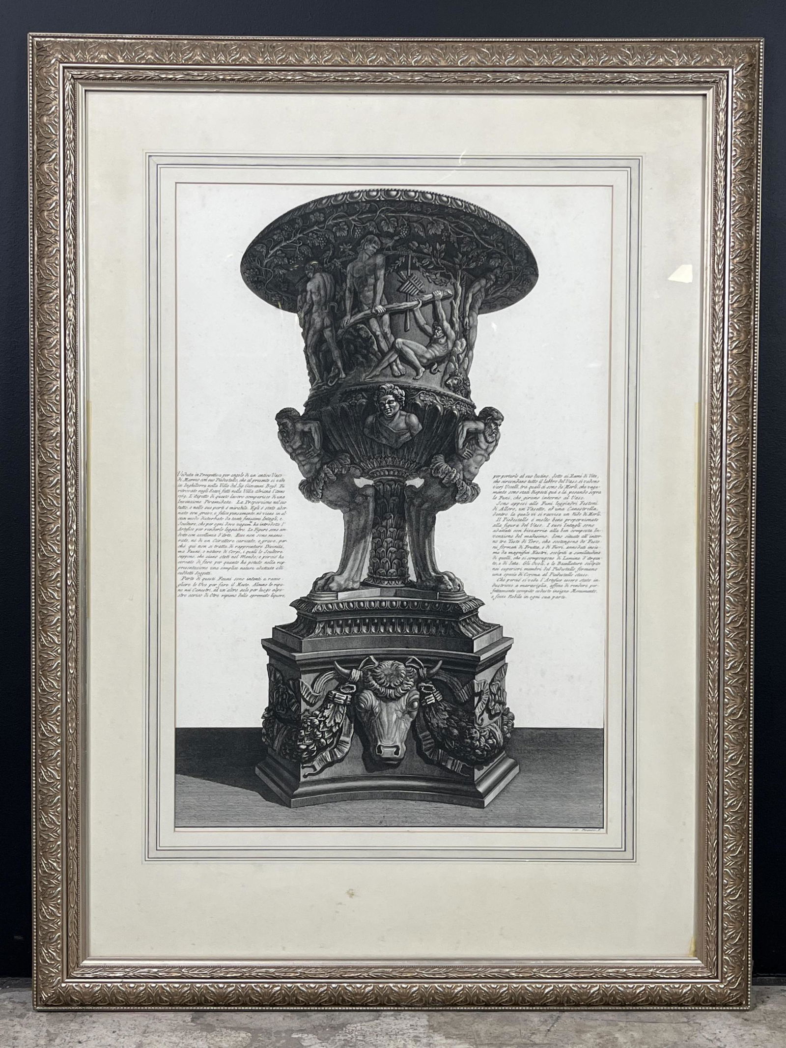 18th C Giovanni Battista Piranesi Vase Engraving 943 (1 of 7)