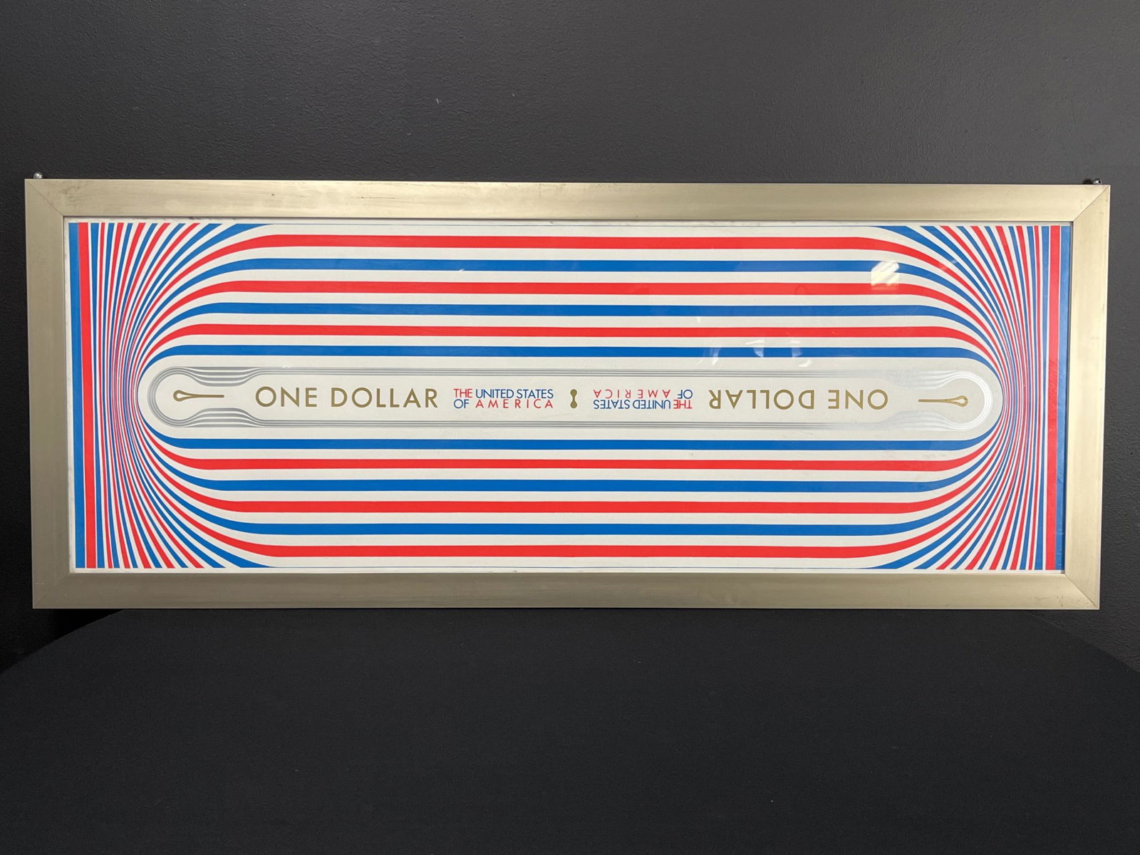 Francois Dallegret, US Dollar Bill Silkscreen 1968 (1 of 5)