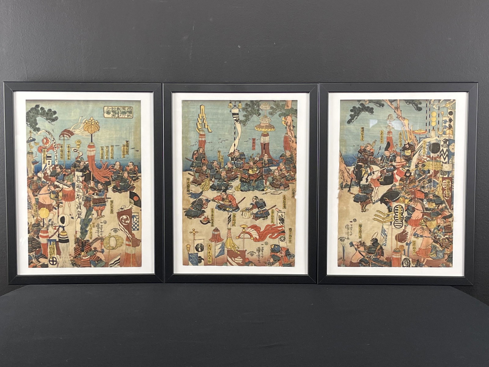 Japanese Woodblock Print, Yoritomo Kuniyoshi (1 of 12)