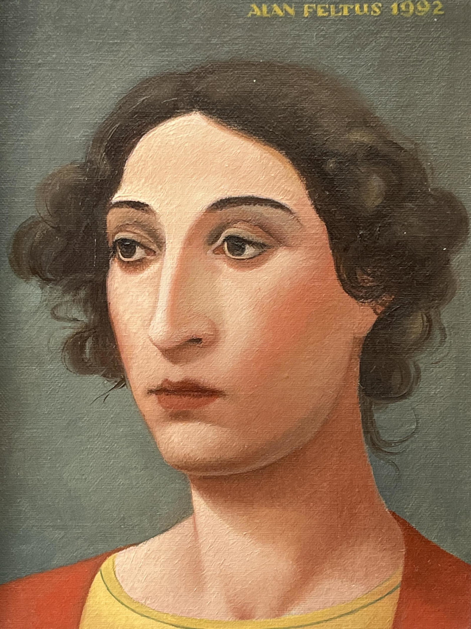 Alan Evan Feltus Oil on Canvas, Arianna, 1992 (1 of 6)