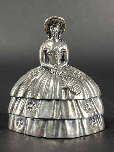 Vintage Birks Silver Lady Southern Belle Bell