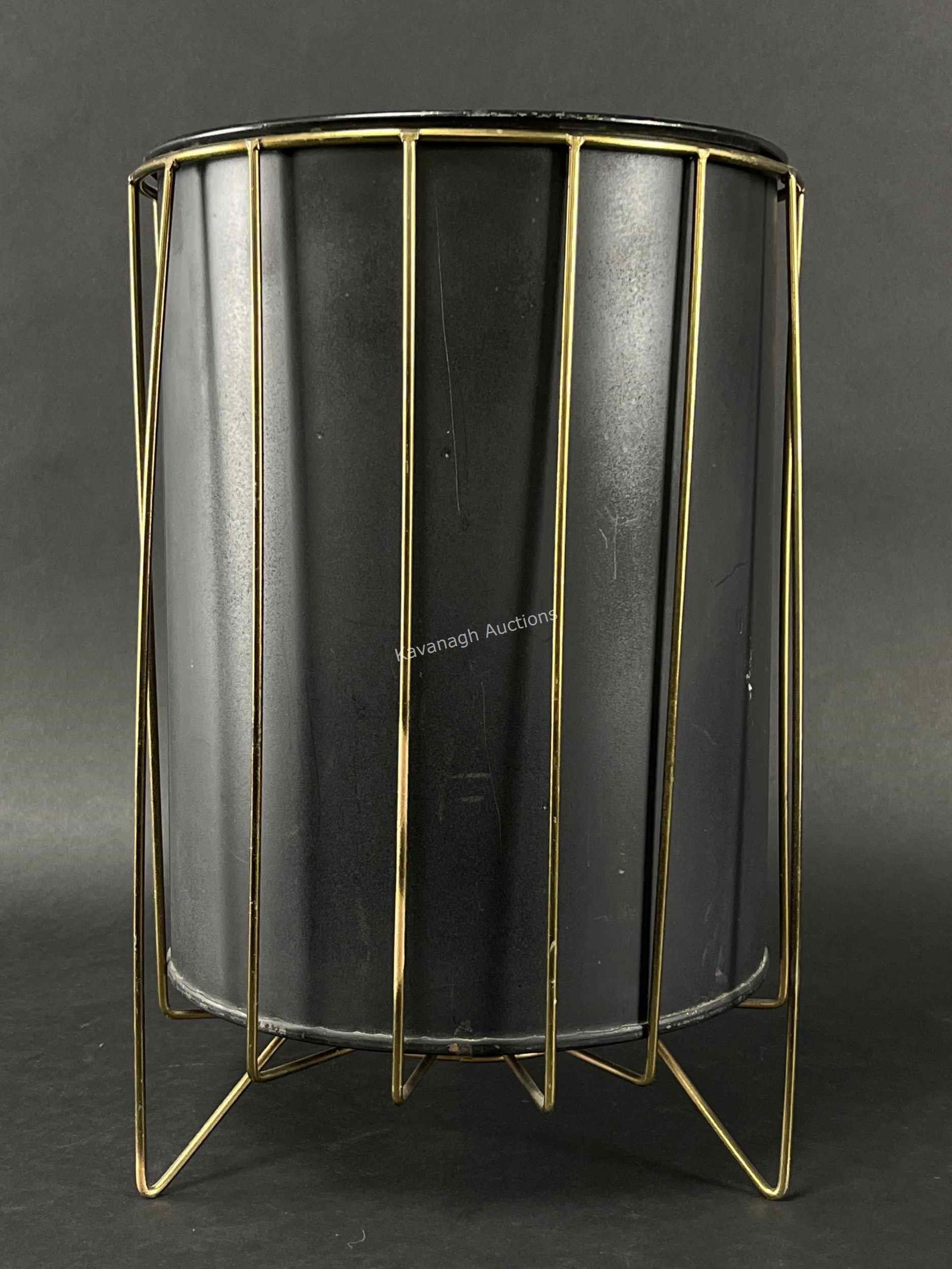 Mid Century Richard Galef Waste Paper Basket (1 of 5)