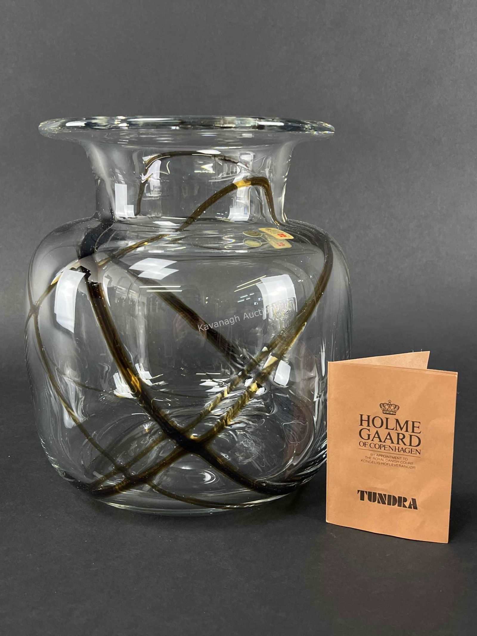 Large Signed Holmegaard Michael Bang Tundra Vase (1 of 7)