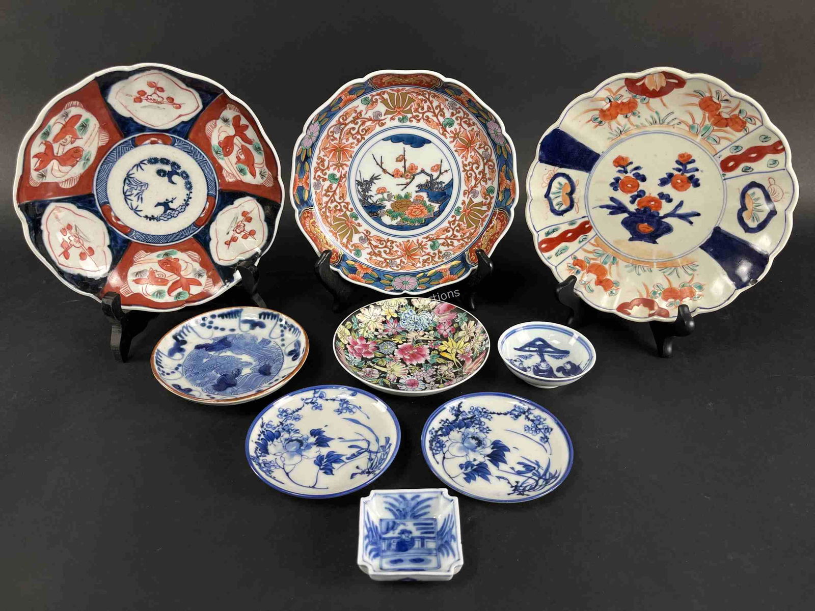 Mixed Lot Chinese Japanese Porcelain 9 pcs (1 of 20)