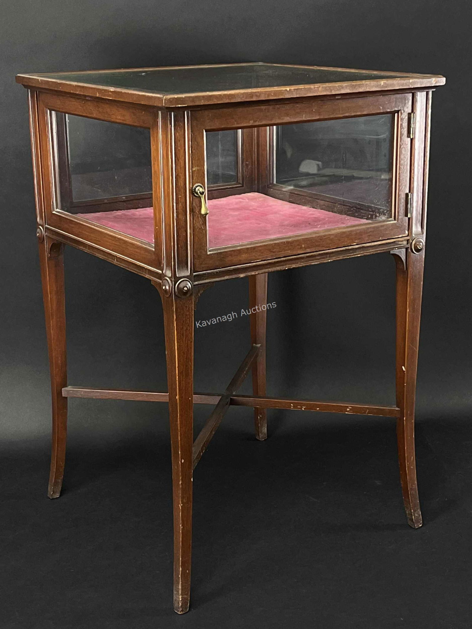 Antique Wooden Display Table Show Case (1 of 7)